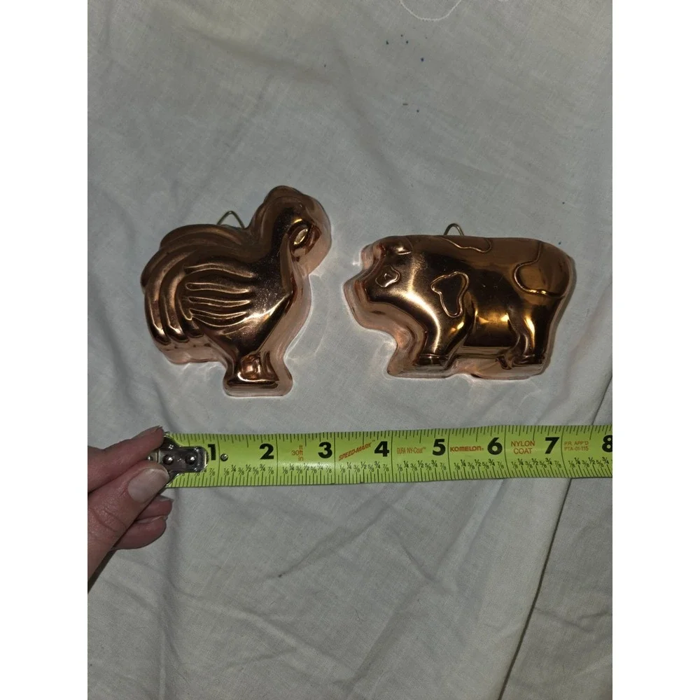 Vintage Mini Copper Molds